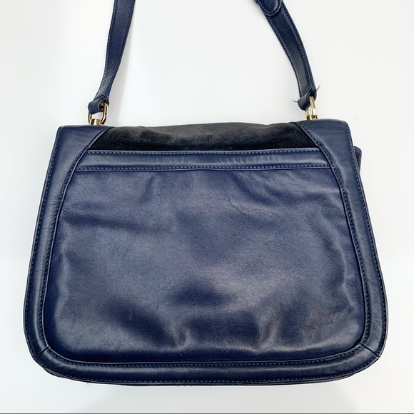 Tory Burch Hannah Shoulder Bag Blue - Picture 8 of 16